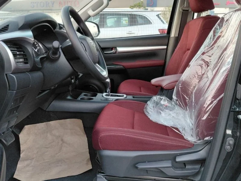 2025 Toyota Hilux DC TRD 4.0L V6 Petrol Engine AWD Black Red Pickup GCC Specs