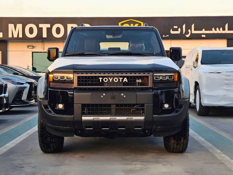 2026 Toyota Prado ADVENTURE TURBO 2.8L V4 Engine DIESEL Black Tan SUV GCC Specs