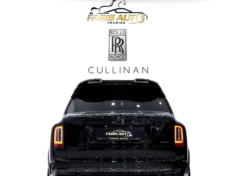 2023 ROLLS ROYCE CULLINAN WITH MANSORY MARBLE BODYKIT Black White SUV