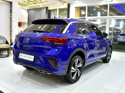 2023 Volkswagen T-Roc R-Line 4 Cylinder Petrol Engine Blue Black Crossover GCC