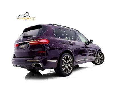 2020 BMW X7 XDrive50i M Sport 8 Cylinders Petrol Engine Maroon White SUV