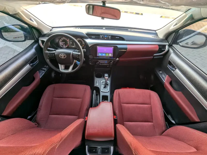 2024 Toyota Hilux SR5 DOUBLE CABIN 4X4 V4 Petrol Engine 2.7L White Red Pickup