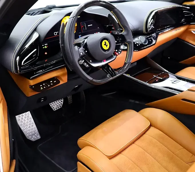 2024 Ferrari Purosangue Design Pack 12 Cylinders Petrol Engine Grey Tan SUV