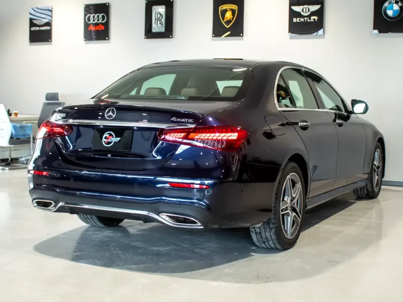 2023 Mercedes-Benz E-Class E 350 4 Cylinders Petrol Engine Blue Brown Sedan