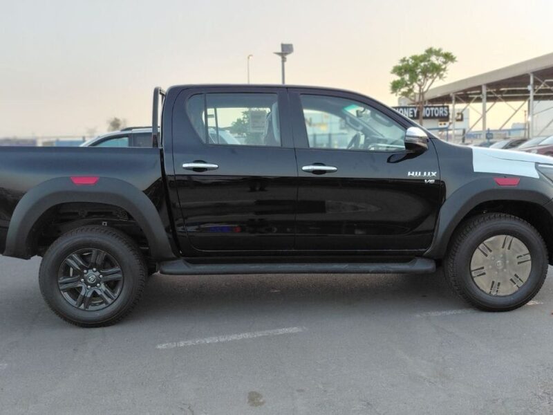 2025 Toyota Hilux DC TRD 4.0L V6 Petrol Engine AWD Black Red Pickup GCC Specs