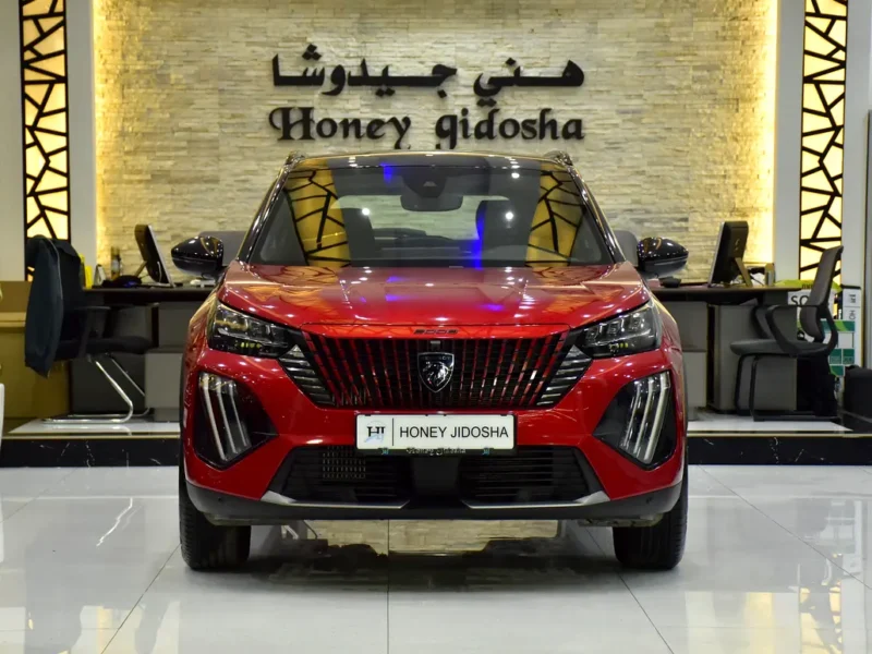 2024 Peugeot 2008 GT Line 3 Cylinder Petrol Engine Red Black Crossover GCC