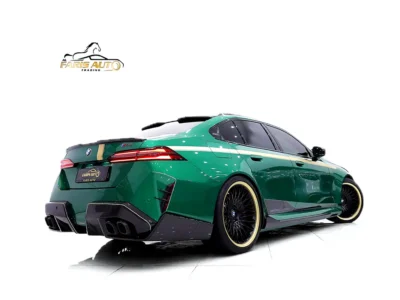 2025 BMW M5 Competition FULL CARBON MANHART KIT Green Orange Sedan GCC