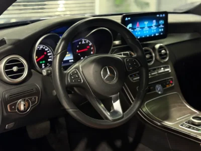 2016 Mercedes-Benz C-Class C300 Coupe 4 Cylinders Petrol Engine Blue Tan Coupe