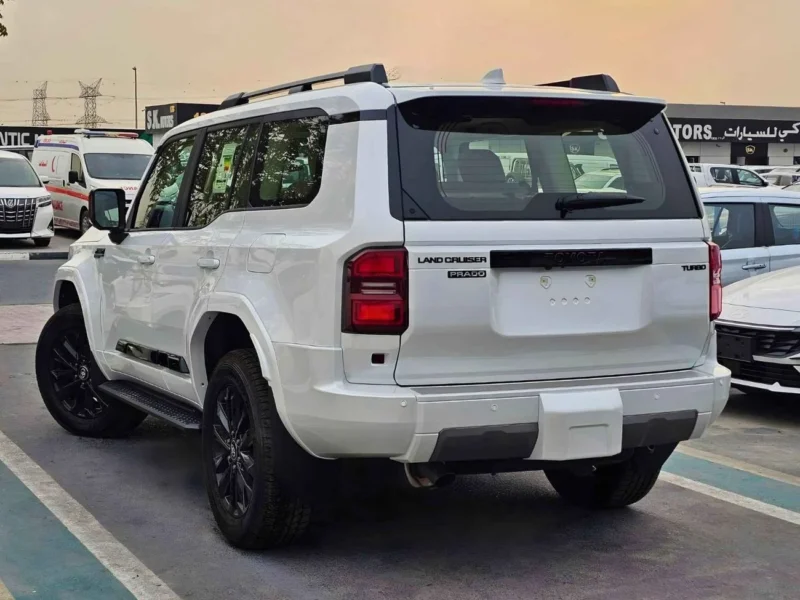 2026 Toyota Prado LUXURY TURBO 2.4L PETROL V4 Engine White Beige SUV GCC Specs
