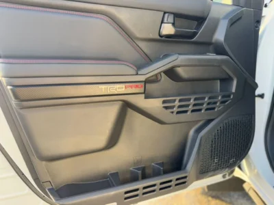 2025 Toyota Tacoma 2.4L V4 TRD PRO I-FORCE MAX Hybrid White Black Pick Up Truck