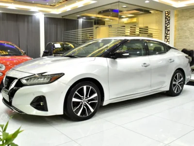 2021 Nissan Maxima SV 6 Cylinder Petrol Engine Silver Black Sedan American Specs