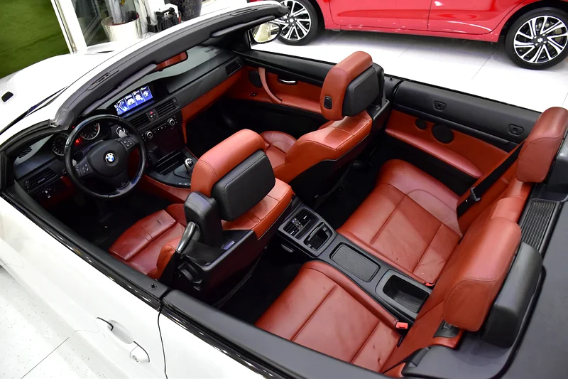 2011 BMW M3 V8 Cylinder Petrol Engine White Red Hard Top Convertible GCC