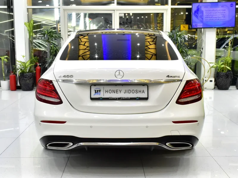 2017 Mercedes-Benz E-Class E400 4Matic 6 Cylinder Petrol Engine White Tan Sedan