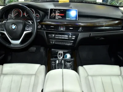 2014 BMW X5 Xdrive50i 8 Cylinder Petrol Engine Brown Beige SUV GCC Specs