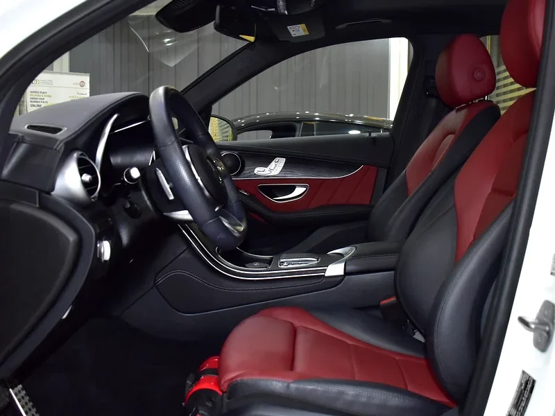 2021 Mercedes-Benz GLC GLC 200 4 Cylinder Petrol Engine White Red Crossover GCC