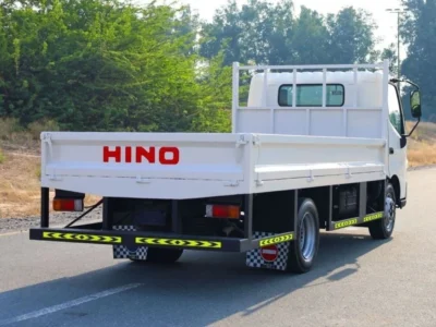 2025 Hino 300 Series 714 Cargo Body 4.0 Liters 4-cylinder Diesel Engine White Grey Truck