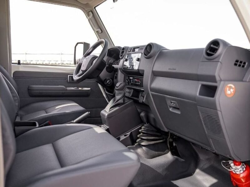 2024 Toyota Land Cruiser 70 Hard Top 3-door 2.8-liter 4-Cylinder Diesel Engine White Grey SUV