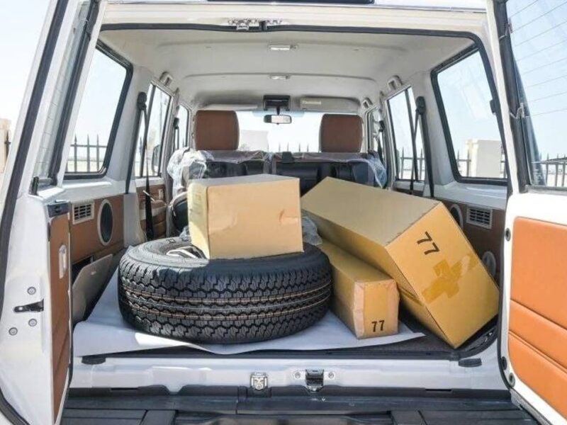 2025 Toyota Land Cruiser LC76 5-Door Hardtop 4.0 Liters V6 Petrol Engine White Brown SUV