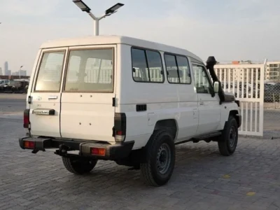 2025 Toyota Land Cruiser 70 Hard Top LC78 4.5 Litre V8 Diesel Engine White Brown SUV