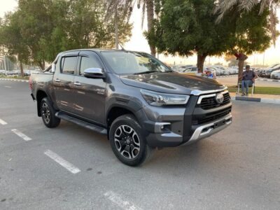 2021 Toyota Hilux SR5 Dual Cab 2.8 Litres 4 Cylinder Turbo Diesel Engine Grey Black Pickup