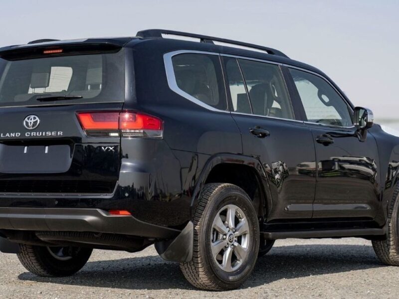 2025 Toyota Land Cruiser VX 3.5 Liters V6 Twin Turbo Petrol Engine Black SUV Automatic