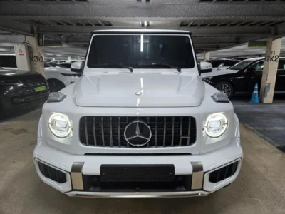 2026 Mercedes-Benz G 63 AMG 4.0L V8 twin-turbocharged Petrol Engine White Red SUV