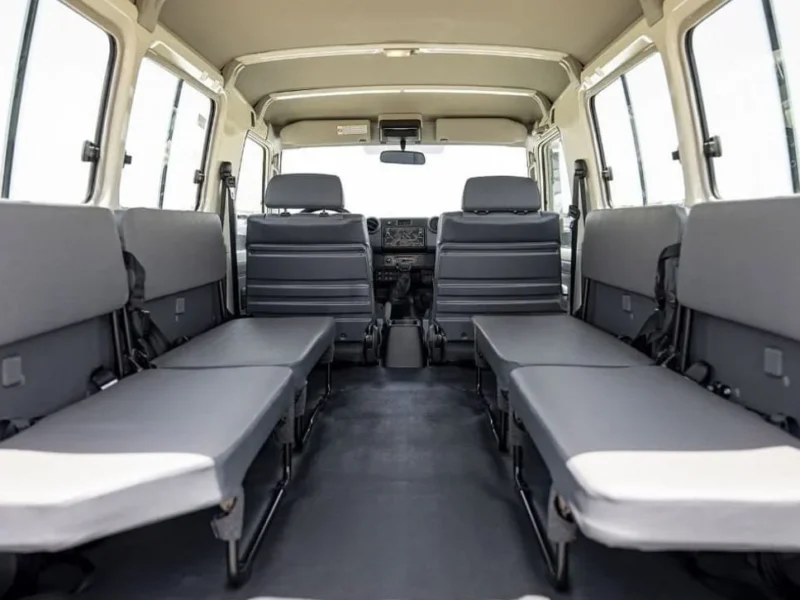 2024 Toyota Land Cruiser 70 Hard Top 3-door 2.8-liter 4-Cylinder Diesel Engine White Grey SUV