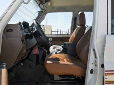 2025 Toyota Land Cruiser LC76 5-Door Hardtop 4.0 Liters V6 Petrol Engine White Brown SUV