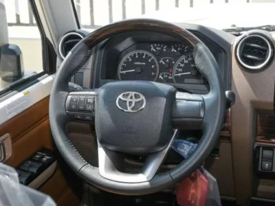 2025 Toyota Land Cruiser LC76 5-Door Hardtop 4.0 Liters V6 Petrol Engine White Brown SUV