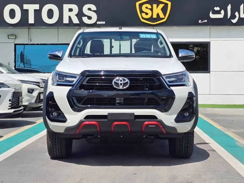 2026 Toyota Hilux SR5 TRD WOOD INTERIOR 4.0-liter V6 Petrol Engine White Red Pickup Truck