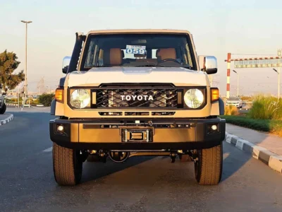 2024 Toyota Land Cruiser 70 4.0 Liters 6 Cylinders Petrol Engine Beige Tan SUV Automatic GCC
