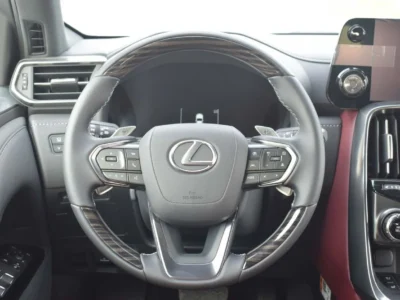 2025 Lexus LX 700h Signature 3.5-liter twin-turbocharged V6 Petrol Engine White Red SUV