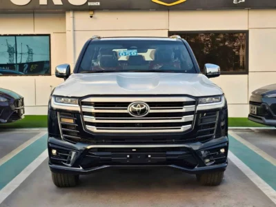 2026 Toyota Land Cruiser VXR 3.5-liter V6 Twin-Turbo Petrol Engine Black Red SUV Automatic