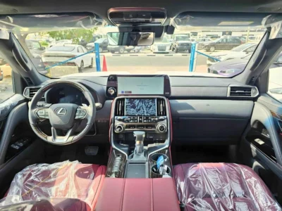 2026 Lexus LX 500d 3.3L twin-turbo V6 Diesel Engine White Red Luxury SUV Automatic GCC