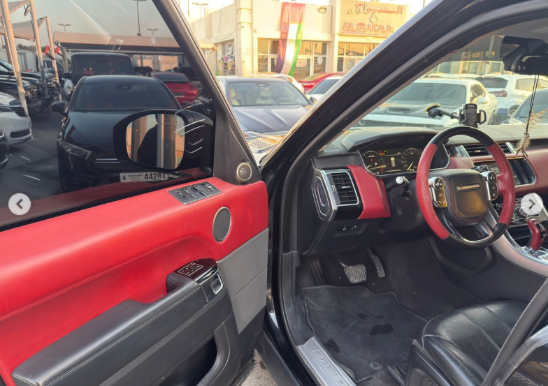 2015 Land Rover Range Rover Sport Converted to 2022 SVR 3.0L V6 Supercharged Petrol Black SUV