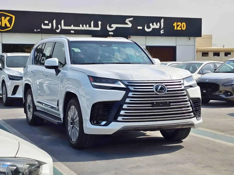 2026 Lexus LX 500d 3.3L twin-turbo V6 Diesel Engine White Red Luxury SUV Automatic GCC