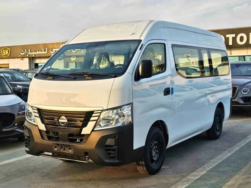 2025 Nissan Urvan High Roof Panel Van 2.5L 4-cylinder Petrol Engine White Black Van Manual
