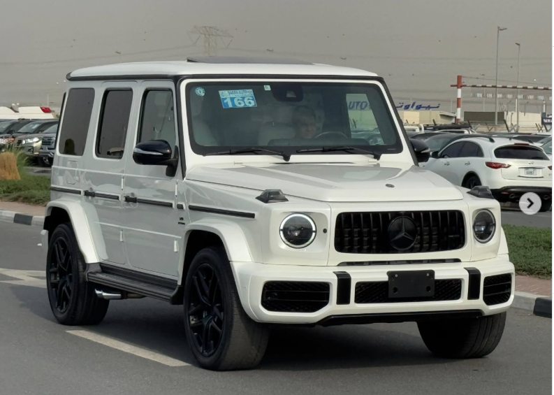 2021 Mercedes-Benz G63 AMG 4.0-liter V8 biturbo Petrol Engine White Beige SUV Helios Interior