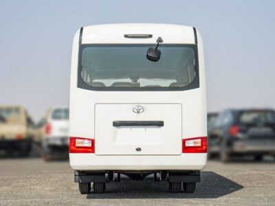 2025 Toyota Coaster 4.0 Liter 4 Cylinders Inline Turbo Diesel White Grey Bus Manual GCC Specs