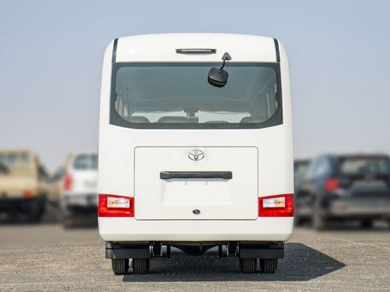 2025 Toyota Coaster 4.0 Liter 4 Cylinders Inline Turbo Diesel White Grey Bus Manual GCC Specs