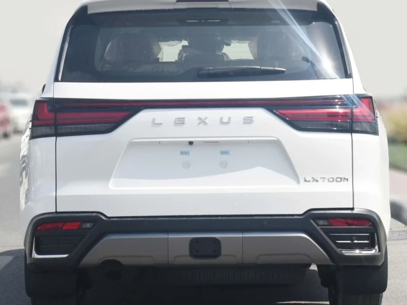 2025 Lexus LX 700h Signature 3.5-liter twin-turbocharged V6 Petrol Engine White Red SUV