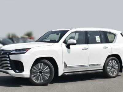 2025 Lexus LX 700h Signature 3.5-liter twin-turbocharged V6 Petrol Engine White Red SUV