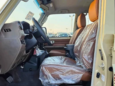 2024 Toyota Land Cruiser 70 4.0 Liters 6 Cylinders Petrol Engine Beige Tan SUV Automatic GCC