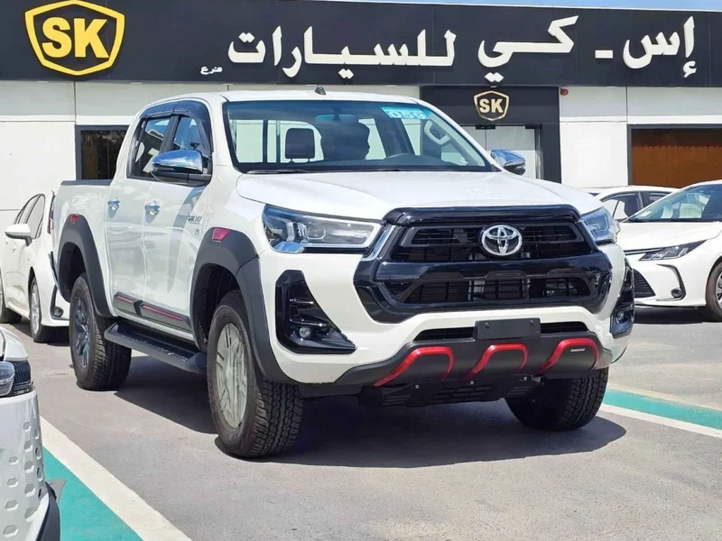 2026 Toyota Hilux SR5 TRD WOOD INTERIOR 4.0-liter V6 Petrol Engine White Red Pickup Truck