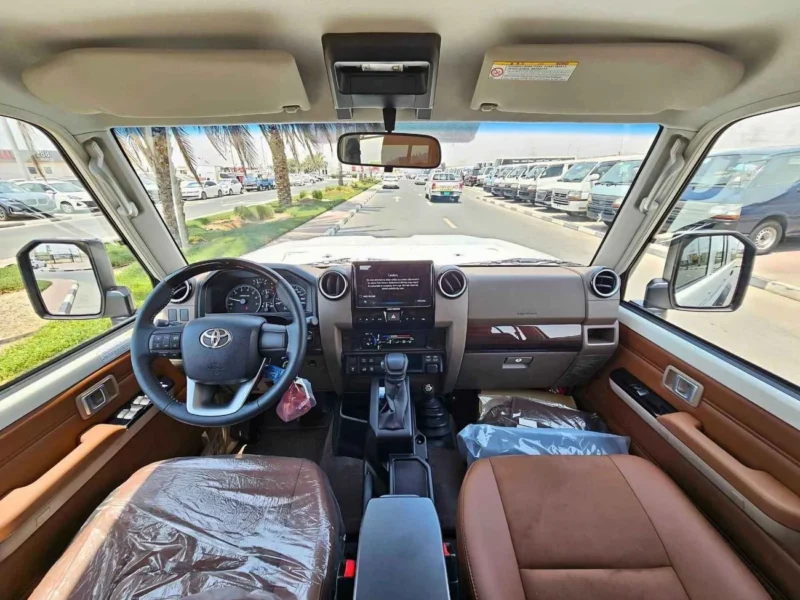 2024 Toyota Land Cruiser 70 4.0 Liters 6 Cylinders Petrol Engine Beige Tan SUV Automatic GCC