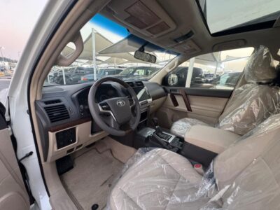 2019 Toyota Prado GXR 2.7 Litre 4 Cylinders Petrol Engine White Beige SUV Automatic GCC