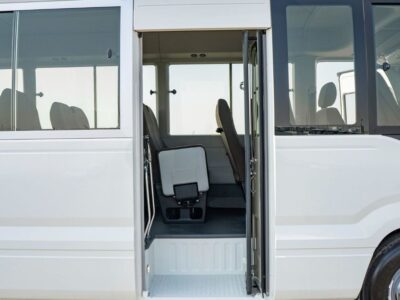 2025 Toyota Coaster 4.0 Liter 4 Cylinders Inline Turbo Diesel White Grey Bus Manual GCC Specs