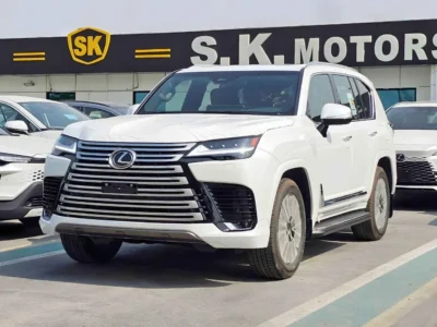 2026 Lexus LX 500 MARK LEVINSON 3.3L twin-turbo V6 Diesel Engine White Red SUV Automatic GCC