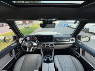 2021 Mercedes-Benz G63 AMG 4.0-liter V8 biturbo Petrol Engine White Beige SUV Helios Interior
