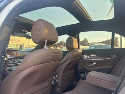 2019 Mercedes-AMG E63 S 4.0-liter twin-turbocharged V8 Petrol Engine White Brown Sedan